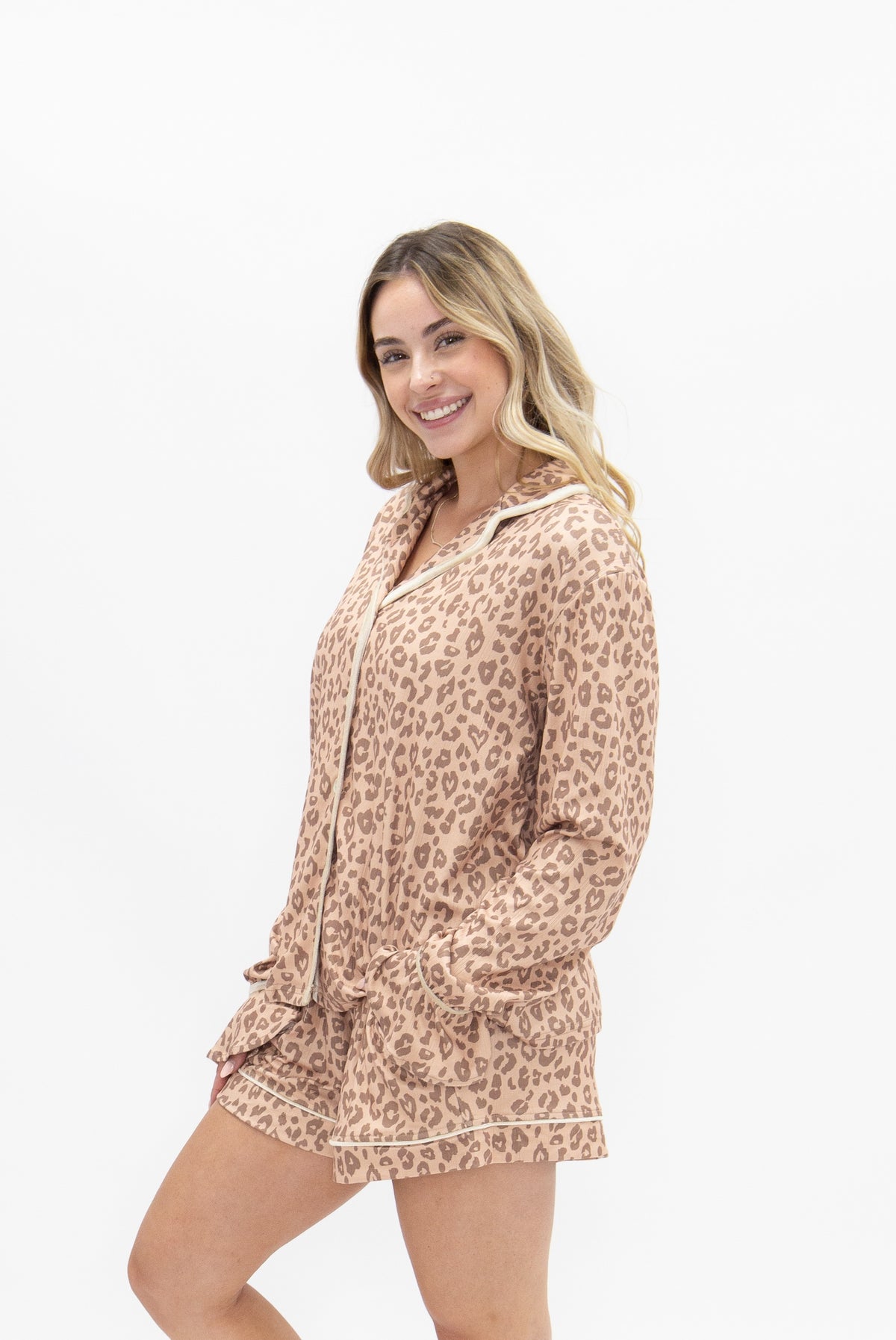 Adult PJ Set, Leopard