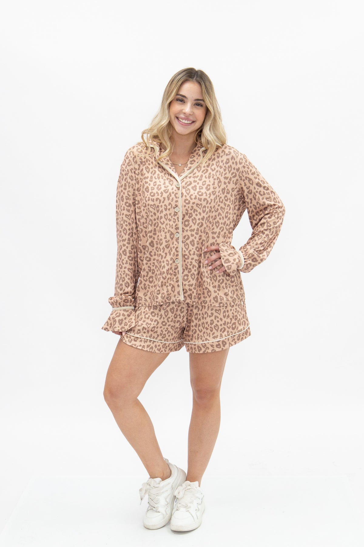 Adult PJ Set, Leopard