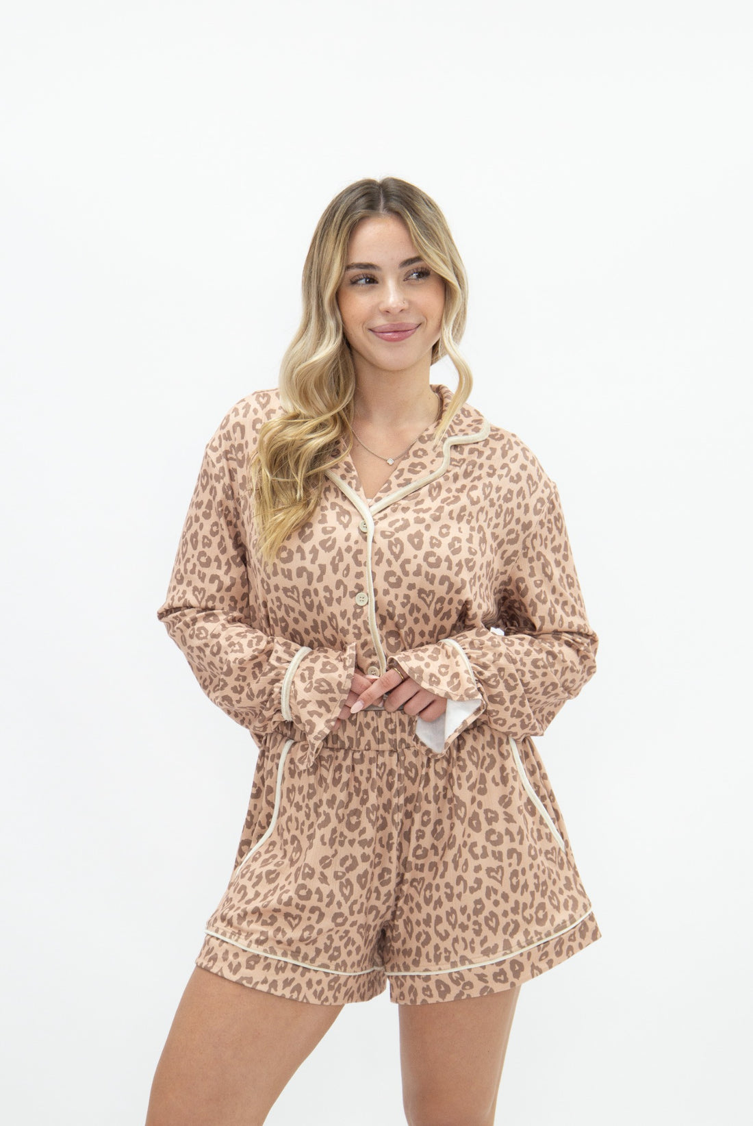 Adult PJ Set, Leopard