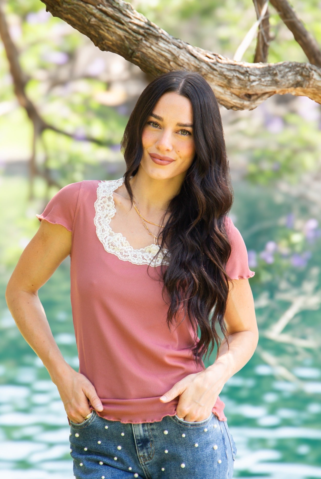 Lace Outfit for Fourth of July