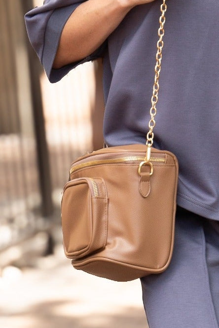 The Crosby Tan Bag