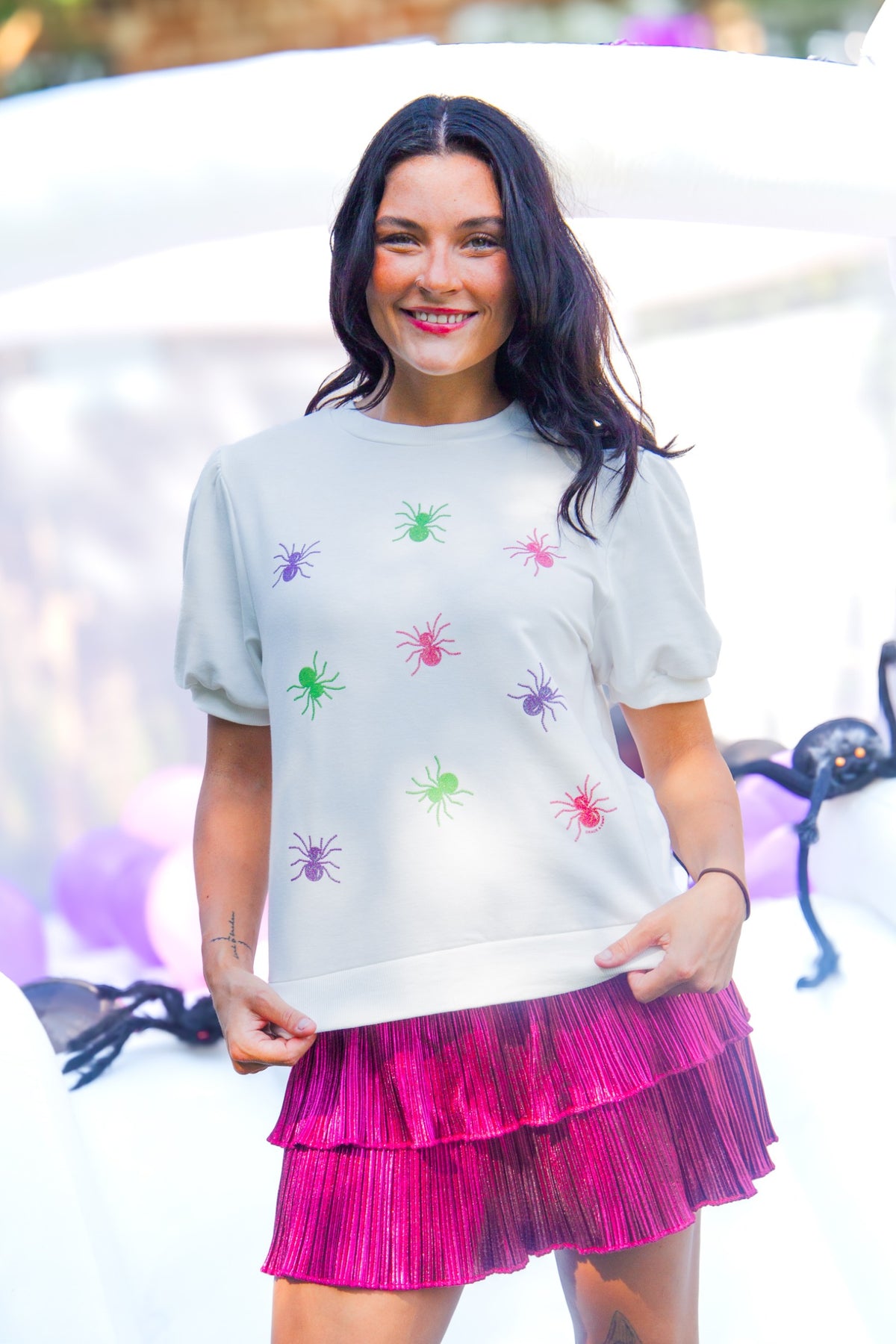 Spiders Halloween Graphic Tee