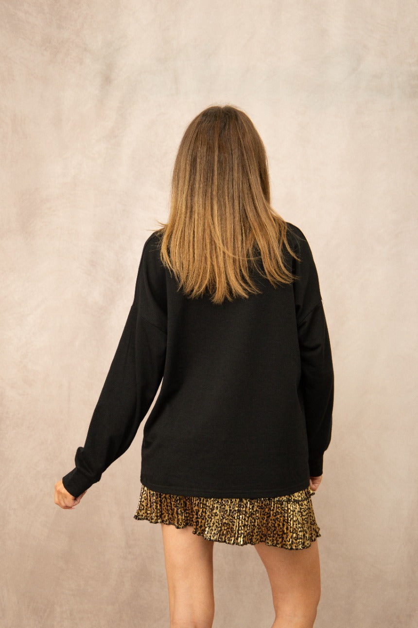 'Stay Spooky' Halloween Sweatshirt , Black