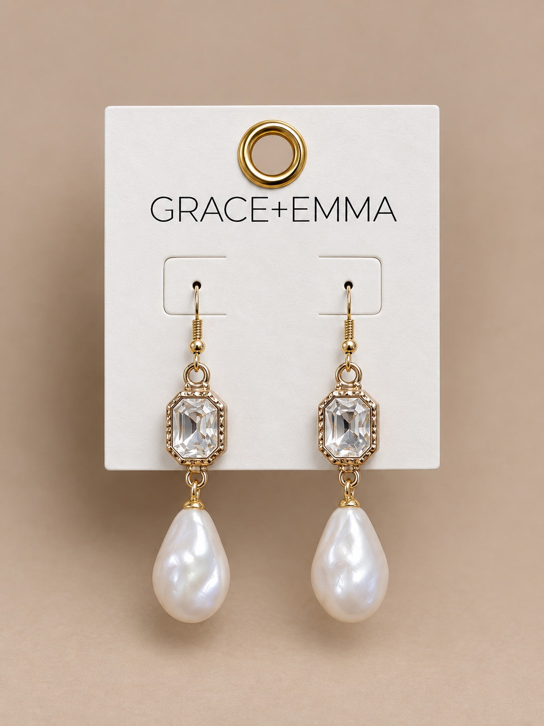 Elegant Earrings with Pearls and Sparkle