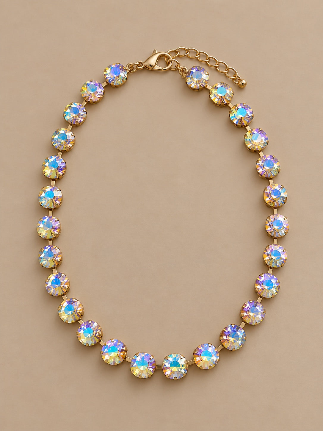 Gemmies Round Stones Necklaces, AB