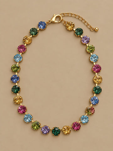 Round Stones Necklaces, Multi