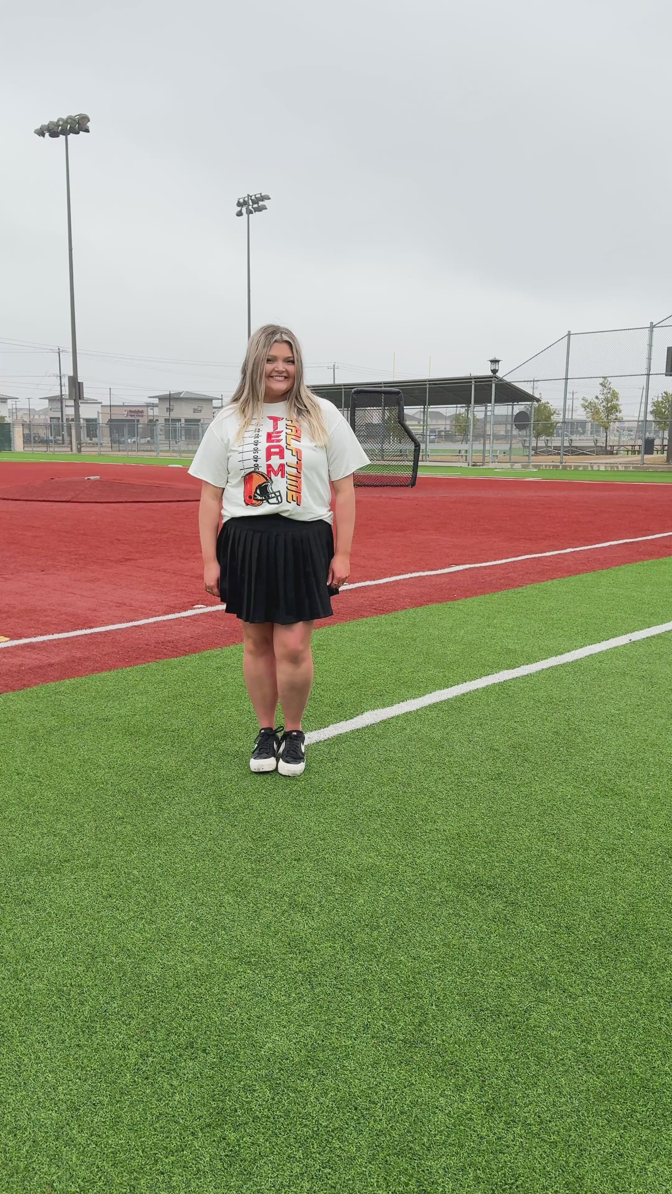 Team Halftime On Relaxed White Tee