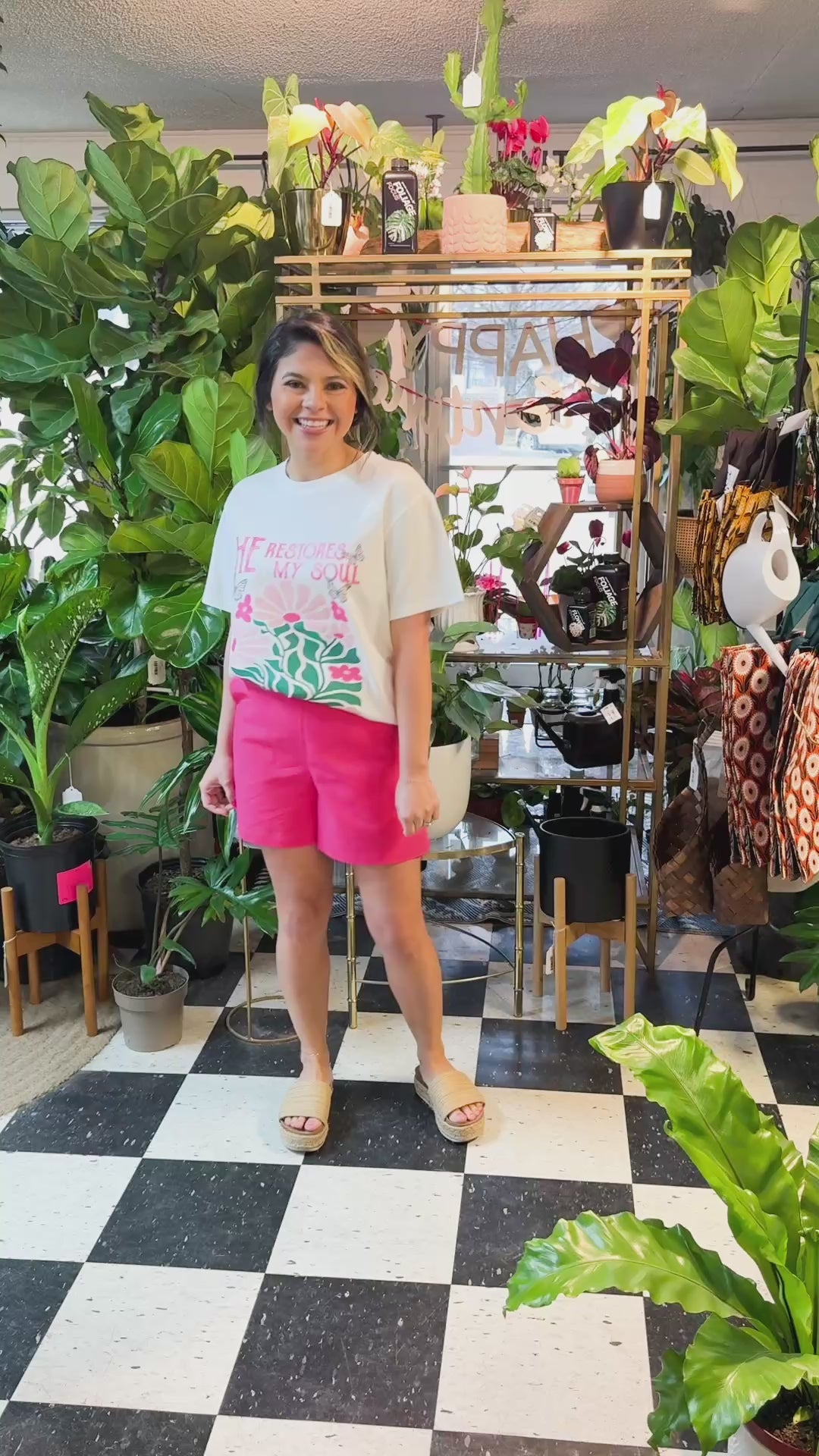 He Restores my Soul White Tee Shirt