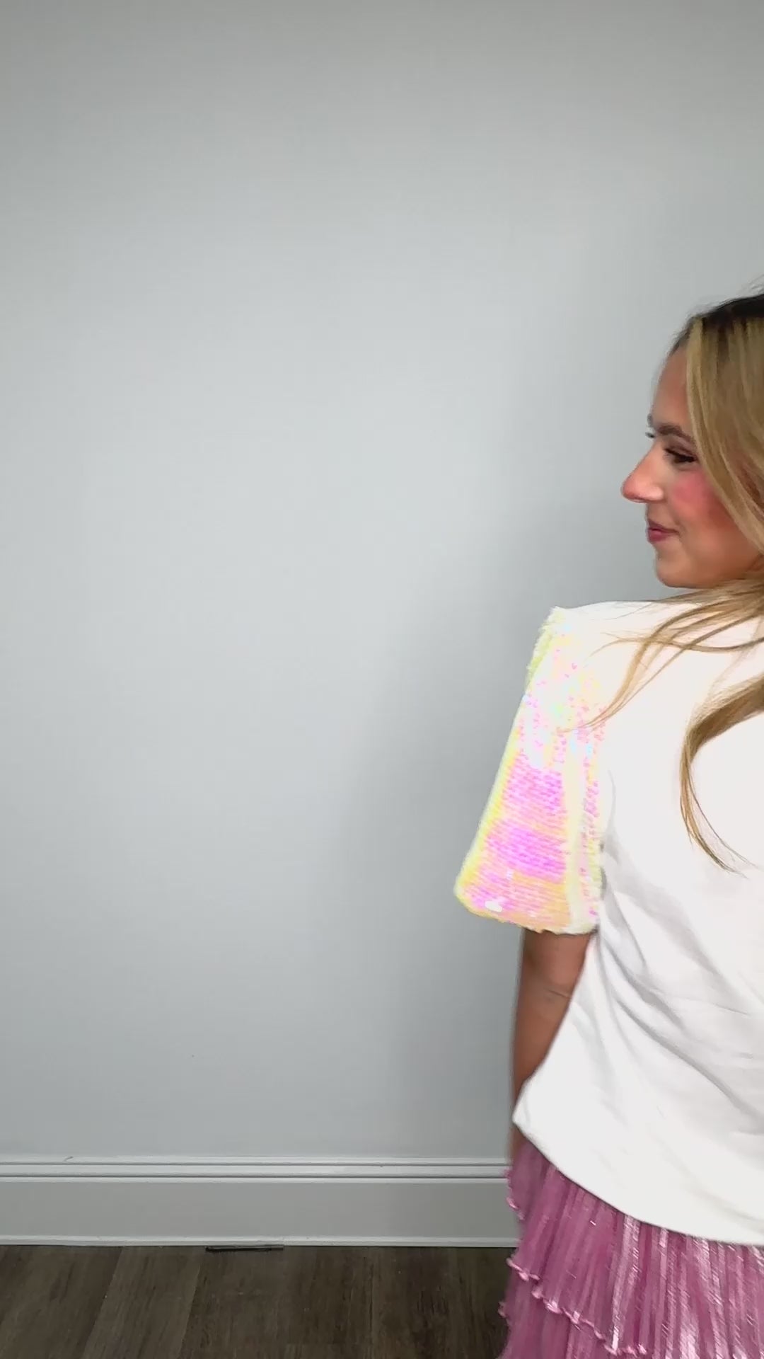 Pastel Nutcrackers on Princess Top, White