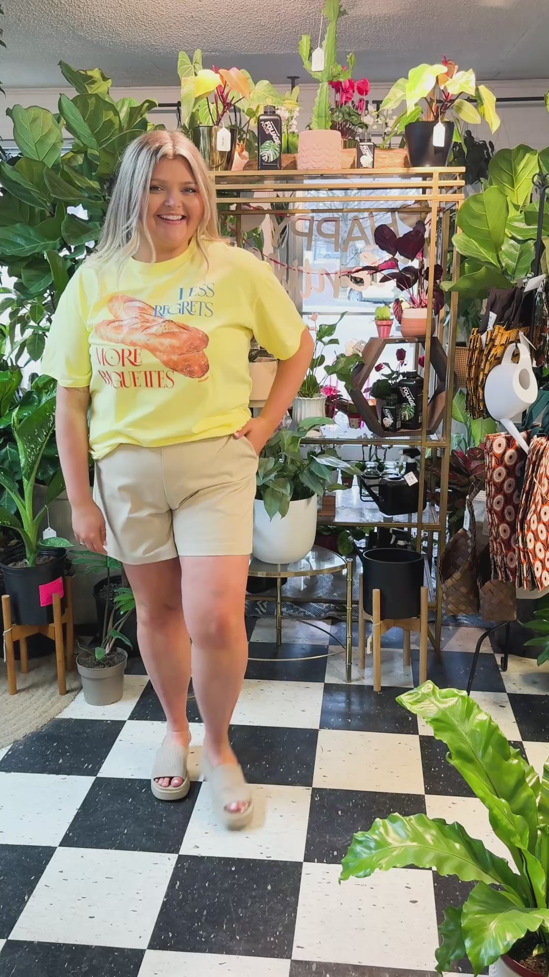 More Baguettes on Yellow Tee Shirt