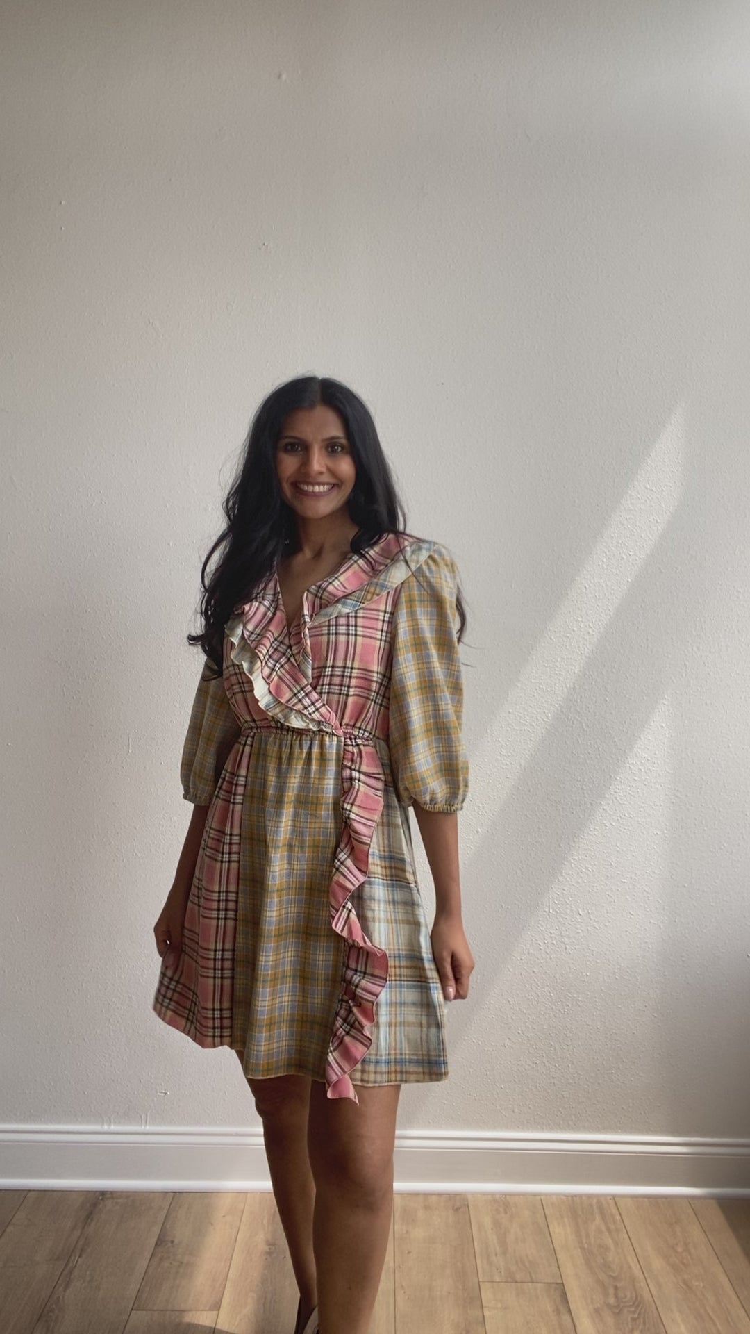 Diverse Plaid Serenade Dress