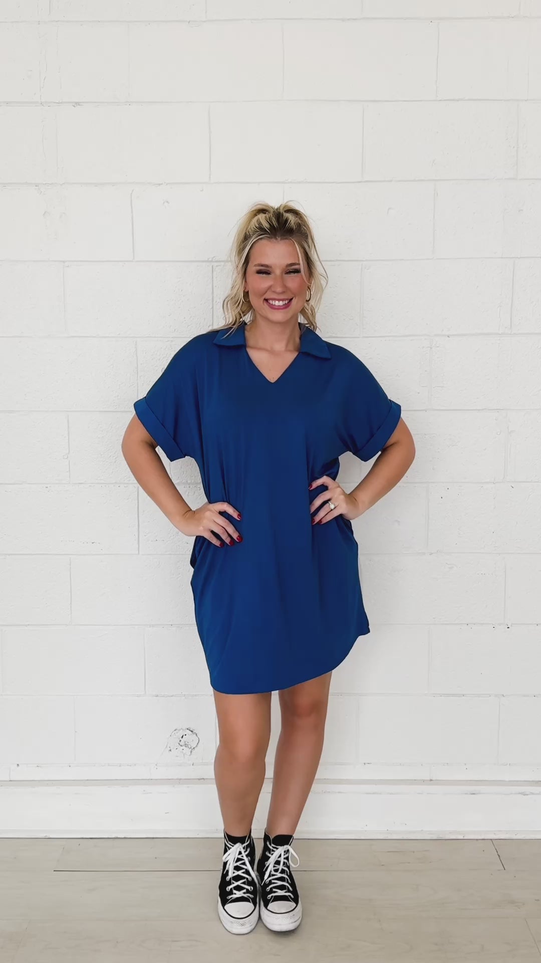 The Cara Dress, Royal Blue
