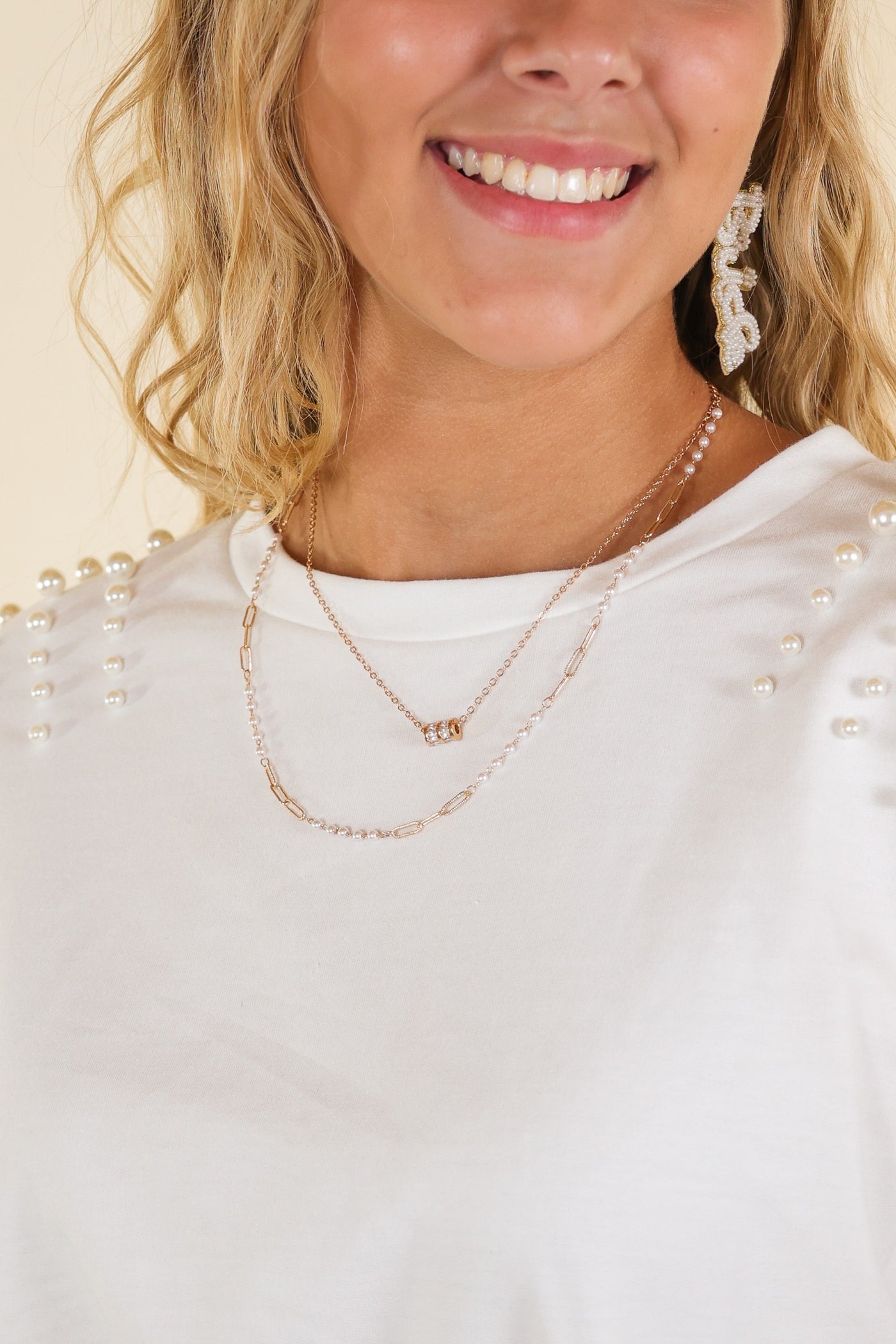 Mix Feelings dainty double necklace