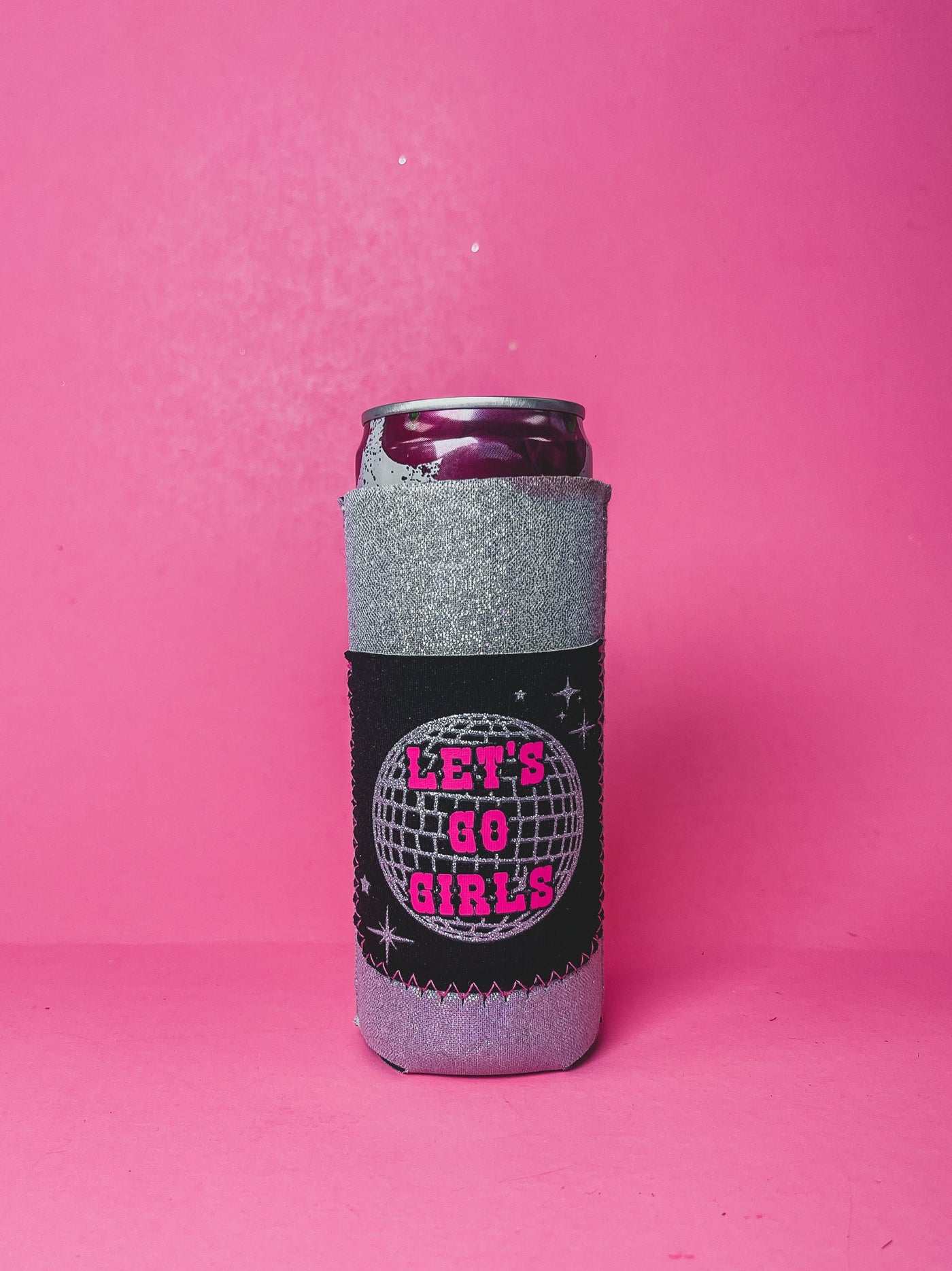 Lets Go Girls Disco Ball Slim Can