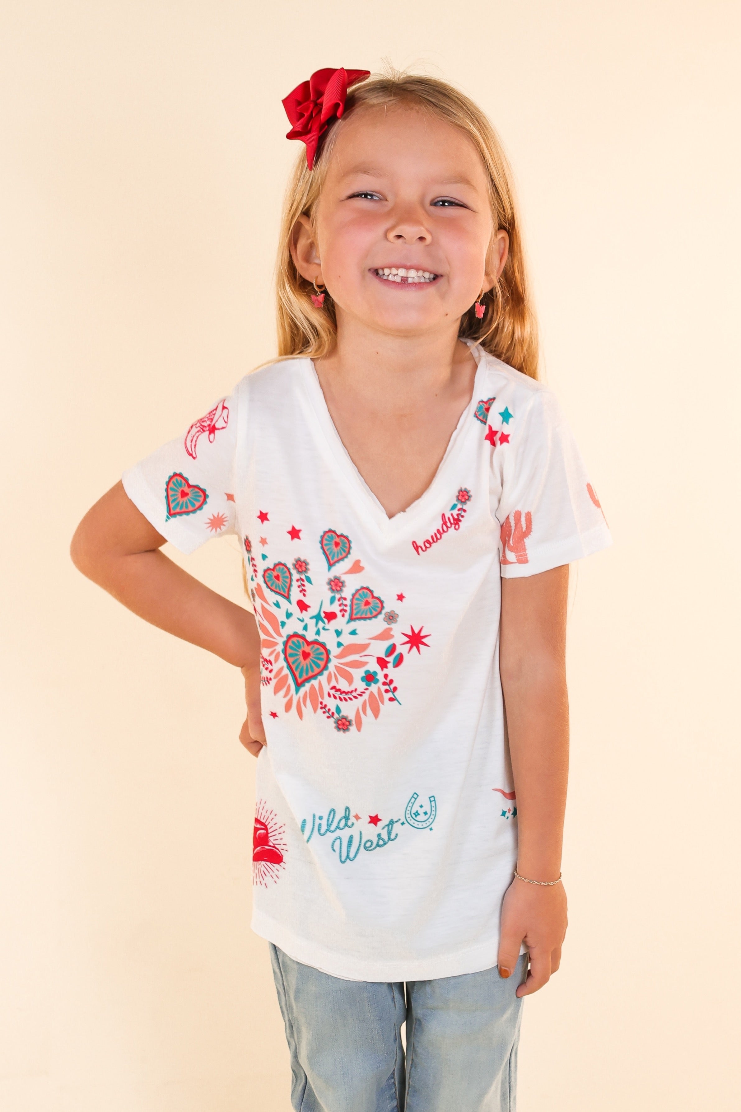 Girls Howdy Love T-Shirt