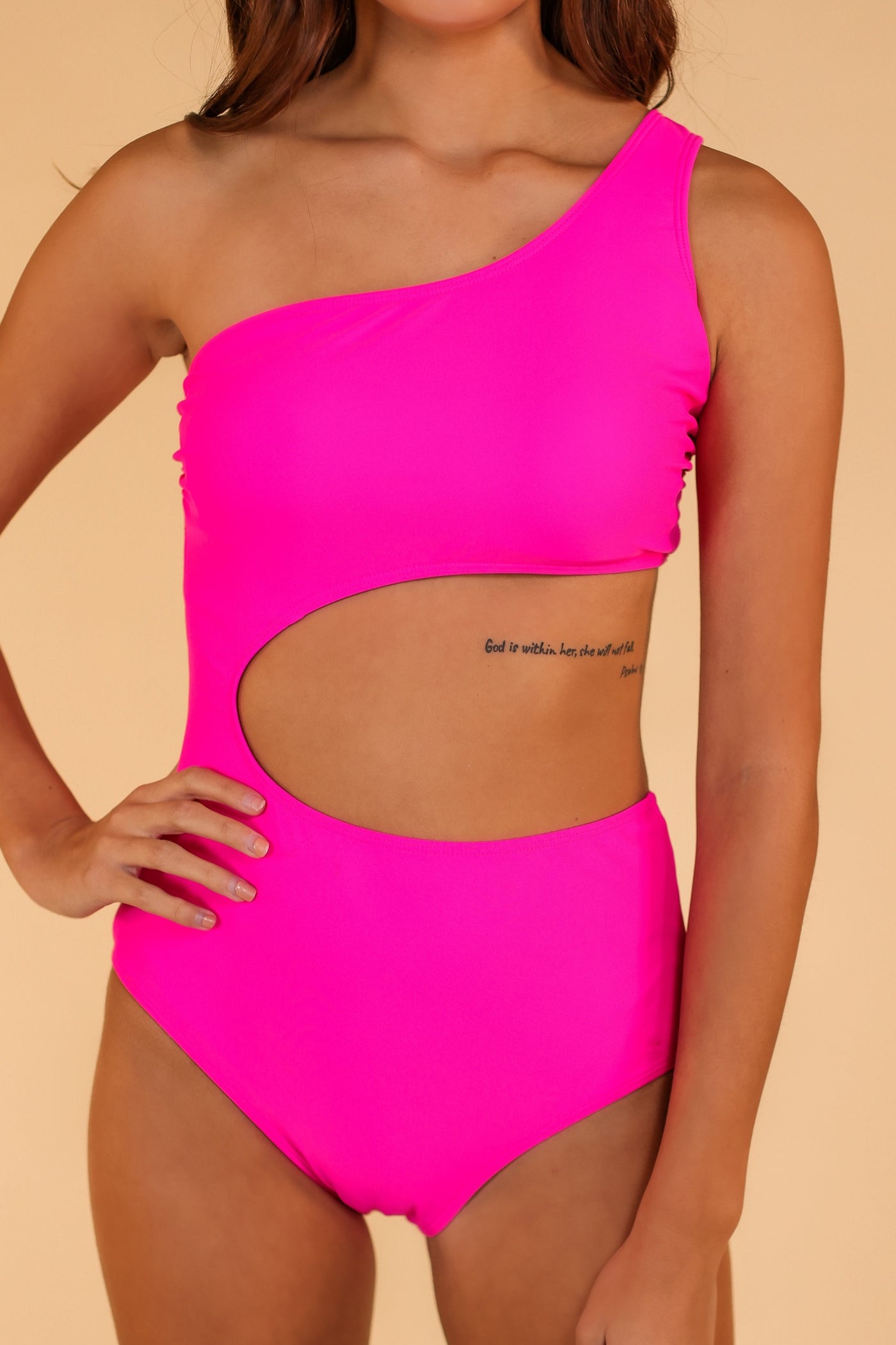 The Camilla One Piece with Cutouts, Pink