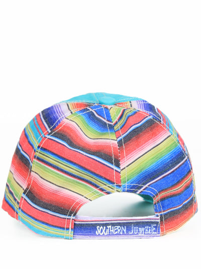 Girls' Turquoise & Serape Blank Hat